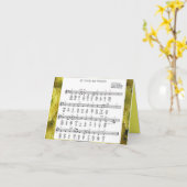 carte pour notes "Be You My Vision" (Fleur jaune)