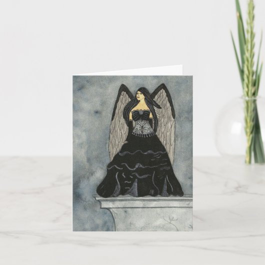 Carte pour notes Black Angel (Devant)