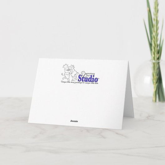 Carte pour notes blanc Amaryllis (Dos)