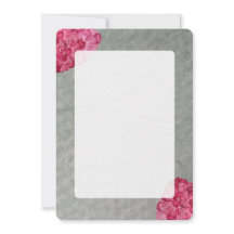Carte pour notes blanc Aquarelle Peony