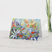 Carte pour notes blanc Daisy Meadow (Devant)