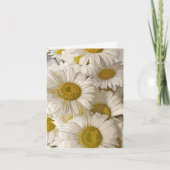 Carte pour notes blanc de Shasta Daisies (Devant)