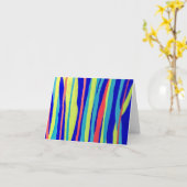 Carte pour notes blanc haut de surf (Fleur jaune)