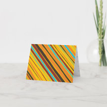 Carte pour notes blanc points 'n' rayures