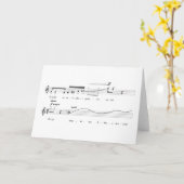 Carte pour notes blanc Pyat' Pesen (Fleur jaune)