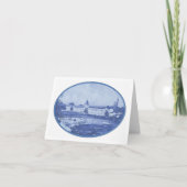 Carte pour notes bleu Camperdown (Devant)