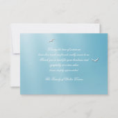 Carte pour notes bleu de Merci de perte de ciel (Devant)