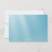 Carte pour notes bleu de Merci de perte de ciel (Dos)