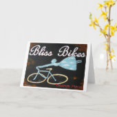 Carte pour notes Bliss Bikes (Fleur jaune)
