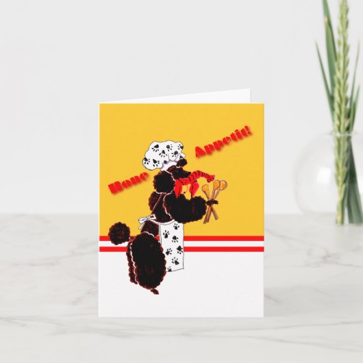 Carte pour notes Bone Appetit (Devant)