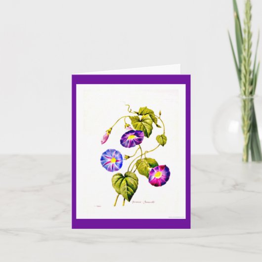 Carte pour notes-Botanicals-Pierre Joseph Redoute (Devant)