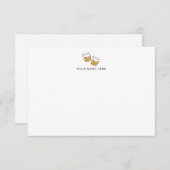 Carte pour notes Bourbon/Whiskey (Devant / Derrière)