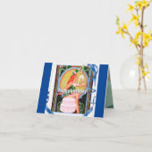 Carte pour notes - carte d'anniversaire (Fleur jaune)