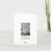 Carte pour notes céleste de série (Dos)