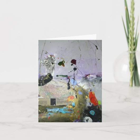 Carte pour notes céleste de série (Devant)