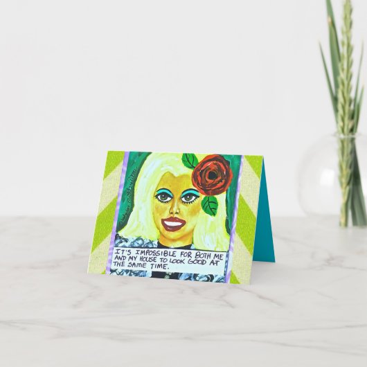 CARTE POUR NOTES-C'EST IMPOSSIBLE POUR MOI ET MA M (Devant)