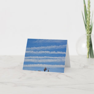 Carte pour notes Chemtrail