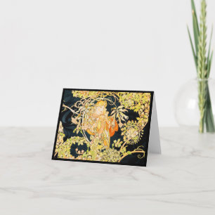 Carte pour notes-classique/Vintage-Mucha 20