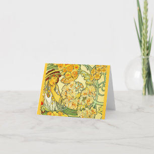 Carte pour notes-classique/Vintage-Mucha 21