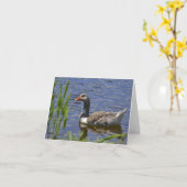 Carte pour notes coloré de canard (Fleur jaune)