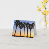 carte pour notes couché de soleil de floride (Fleur jaune)