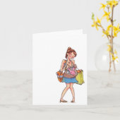 Carte pour notes d'achat des femmes enceintes (Fleur jaune)