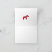 Carte pour notes Dala Horse (Intérieur)