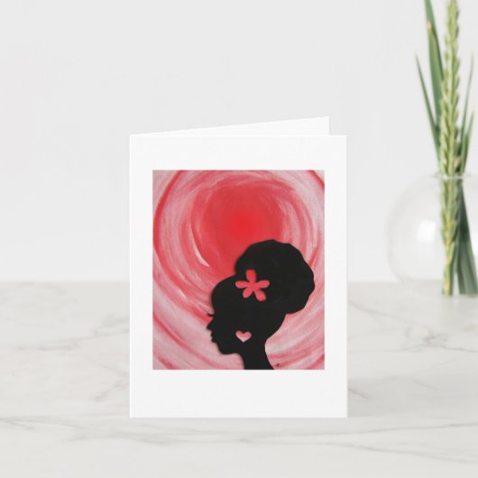 Carte pour notes d'amour naturel (Devant)