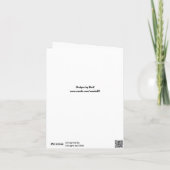 Carte pour notes d'ananas tropical (Dos)