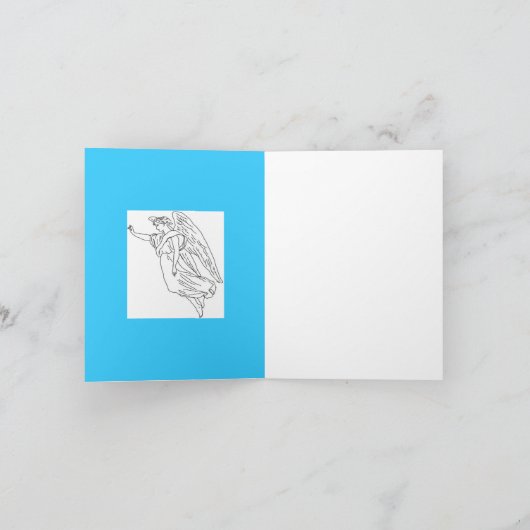 Carte pour notes d'ange gardien (Intérieur)