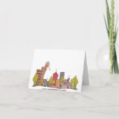 Carte pour notes d'anniversaire du train Choo-choo (Dos)