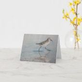 Carte pour notes d'art d'oiseau de joueur de (Fleur jaune)