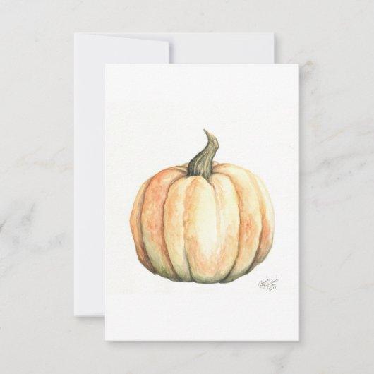 Carte pour notes d'automne (Devant)