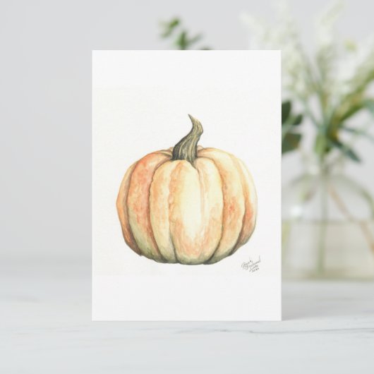 Carte pour notes d'automne (Debout devant)