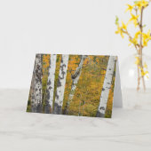 Carte pour notes d'automne du Montana (Fleur jaune)