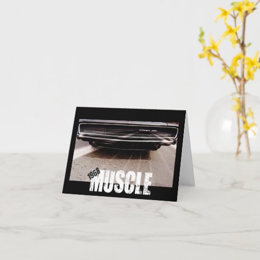 Carte pour notes de 1968 muscles (Fleur jaune)