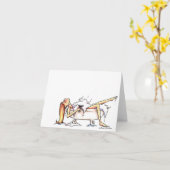 carte pour notes de beauté (Fleur jaune)