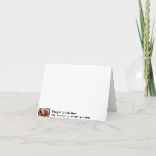 Carte pour notes de blanc de champ de maïs d'été (Dos)