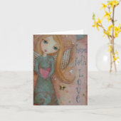 Carte pour notes de blanc d'impression d'art (Fleur jaune)