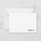 Carte pour notes de bonne humeur #5 (Noir rouge bl (Dos)