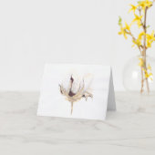 carte pour notes de capsule de coton (Fleur jaune)