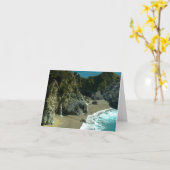 Carte pour notes de cascade de côte de la (Fleur jaune)