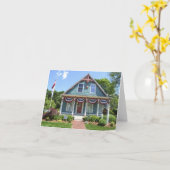 Carte pour notes de chalet (Fleur jaune)