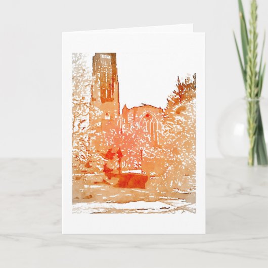 Carte pour notes de chapelle de Rockefeller (Devant)