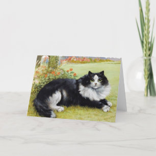 Carte pour notes de chat de Louis Wain, carte