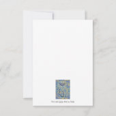 Carte pour notes de chat effilé (Dos)