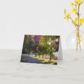 Carte pour notes de chemin de lac Winona (Fleur jaune)