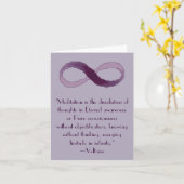 Carte pour notes de citation d'infini de (Fleur jaune)