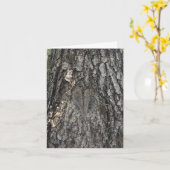 carte pour notes de coeur d'arbre #1 (Fleur jaune)