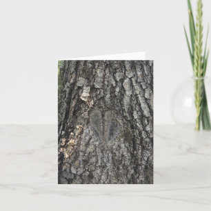 carte pour notes de coeur d'arbre #1